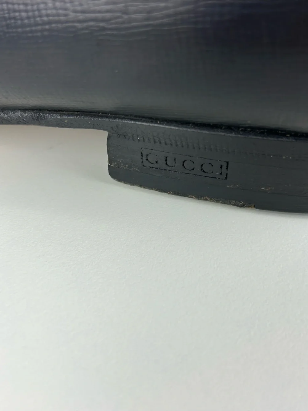 GUCCI MENS LOAFERS BLACK SIZE 10D